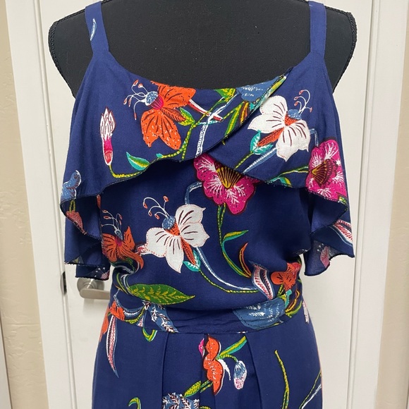 Serendipity Vibrant Tropical Inspired Dress NWT - Picture 2 of 9